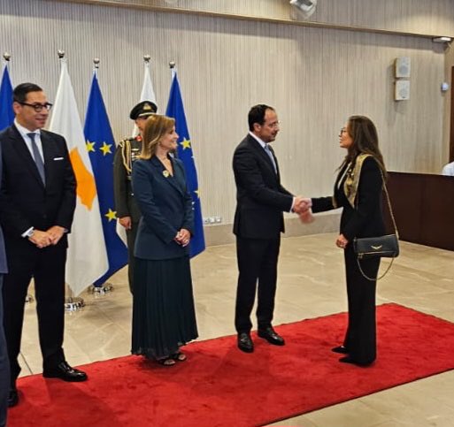 ArmEmbCyprus's tweet photo. Ambassador Inna Torgomyan 🇦🇲 participated in the Reception for the members of the Foreign Diplomatic Corps on the occasion of the 66th anniversary of the Independence of the Republic of Cyprus 🇨🇾. https://t.co/J0OLY42w85