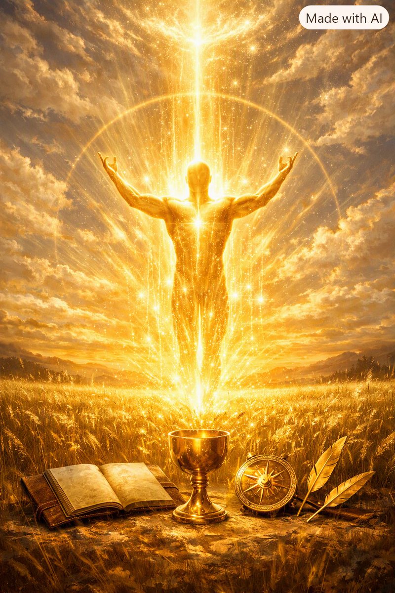 JoseBuco1's tweet photo. Golden Grandrising.
A postulate is a spiritual push‑up:
Intention → Decision → Held Force.

#GoldenElronElray
Mind–Body: What intention are you holding in space today? https://t.co/9sIHFdcjaH
