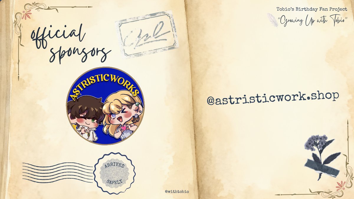 withtobio's tweet photo. Please welcome our incredible official sponsor @astristicworks ๐
Huge thanks for jumping on board and showing such sweet support for our participants. We are so lucky to have you with us!
#GrowingUpWithTobio https://t.co/AH8Mksu7dp