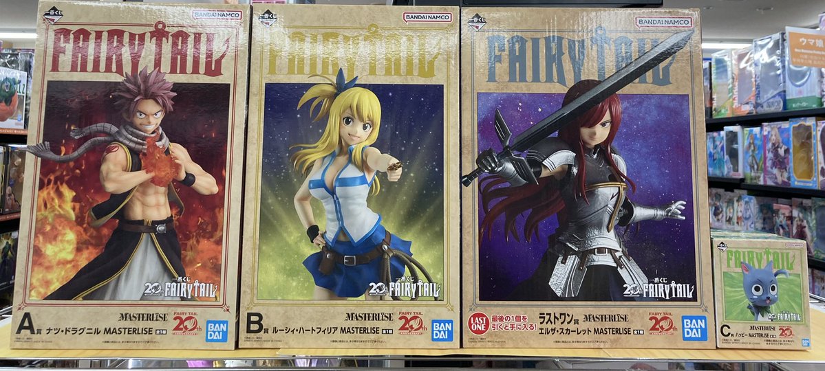 BOPmaebaruhobby's tweet photo. 一番くじ
FAIRY TAIL 20th ANNIVERSARY
10月3日（土）　販売開始‼︎

お求めの方はぜひブックオフプラス福岡糸島店にご来店ください✨

#一番くじ
#FAIRYTAIL https://t.co/FE1b2hOYYD