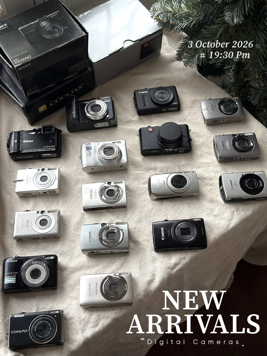 txxxfilm's tweet photo. ⊹₊⋆ New Arrivals 🐾ྀི
น้องๆรอบใหม่มาแล้ว รอบนี้ของแรร์เยอะมากราคาดีสุดๆ ทั้ง Leica ⌗ Canon ⌗ Mju เพียบ น้องราคาเริ่มต้น 1♡♡♡ เท่านั้น
𓂂 ลงของวันเสาร์ ที่ 3-ต.ค-69 เวลา 19:30น 🩹

 พิเศษรับส่วนลด 100 ฿  เพียงปักหมุดพร้อมรีโพสต์ 🖍️

#กล้องดิจิตอล #กล้องฟิล์ม https://t.co/Lw59cyViZg