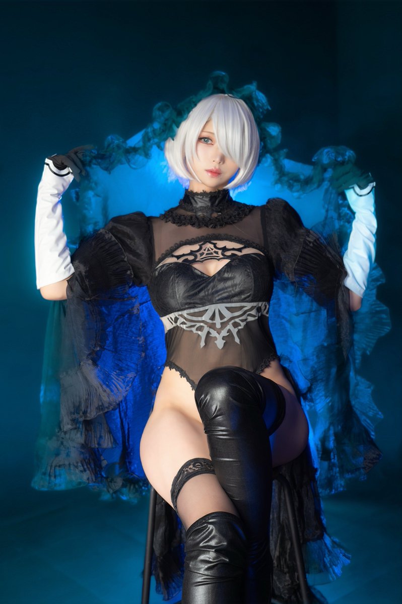 sr_nerupi's tweet photo. 同人衣装2B🤍　#cosplay

📸@chiruya5さん https://t.co/I2QdzYC9Oq