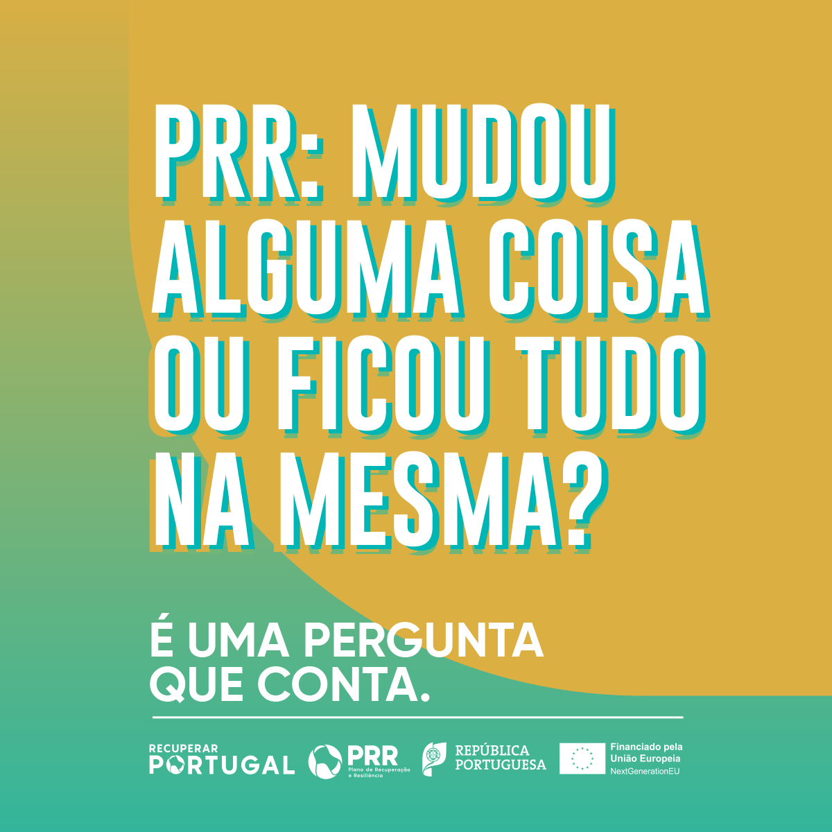TodosContamPRR's tweet photo. Uma certeza: a partir de 16 de outubro a sua opinião não ficará na mesma. https://t.co/14CPoG9DZ1