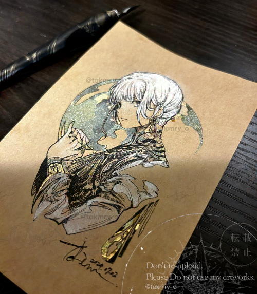 tokmry_o's tweet photo. ペン画色々 https://t.co/pGWmxrEKtO