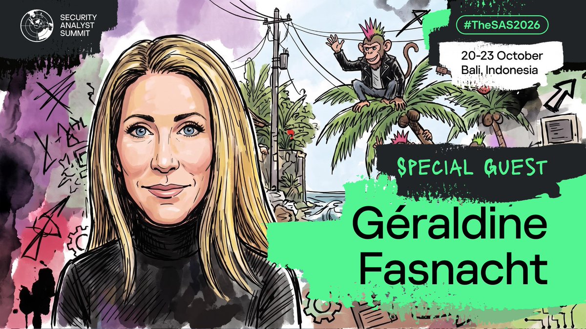 TheSAScon's tweet photo. 🧭 Security gets very real when the map stops being useful.

That's the premise behind "Chaos, Cliffs & Trust - Forging Security Beyond the Grid" at #TheSAS2026, featuring Geraldine Fasnacht (@ggfasnacht) and Eugene Kaspersky (@e_kaspersky).

Geraldine is a freeride and BASE-jumping pioneer with landmark descents on the Matterhorn, Grandes Jorasses, Grand Combin, and remote lines in Antarctica and Baffin Island. Eugene has his own extreme-environment credentials, including multiple volcanic expeditions, the South Pole, and Antarctic isolation.

They'll hold a conversation about what happens when the handbook stops helping: how you read chaos, make decisions under pressure, and build trust when the environment is hostile, fast-moving, and unforgiving.

A different kind of keynote, but very relevant for security teams.
🌴 Secure your spot: https://t.co/cVsRzXM8OX