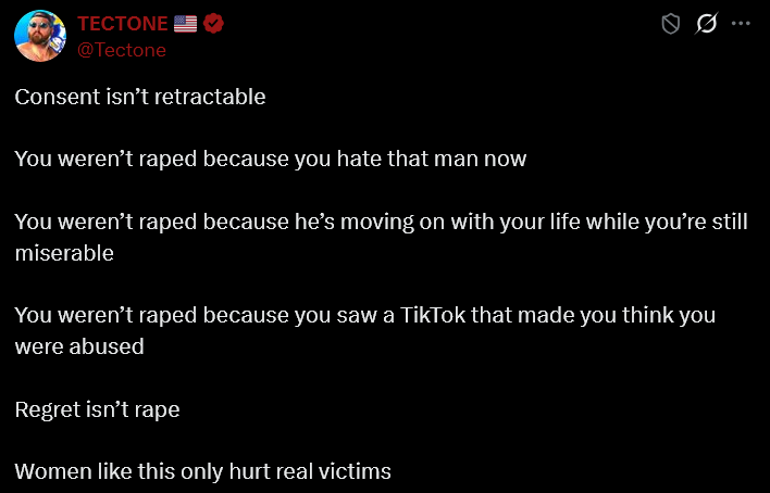 B00GIEpunk's tweet photo. A rapist says what? https://t.co/d1kADBbzV8