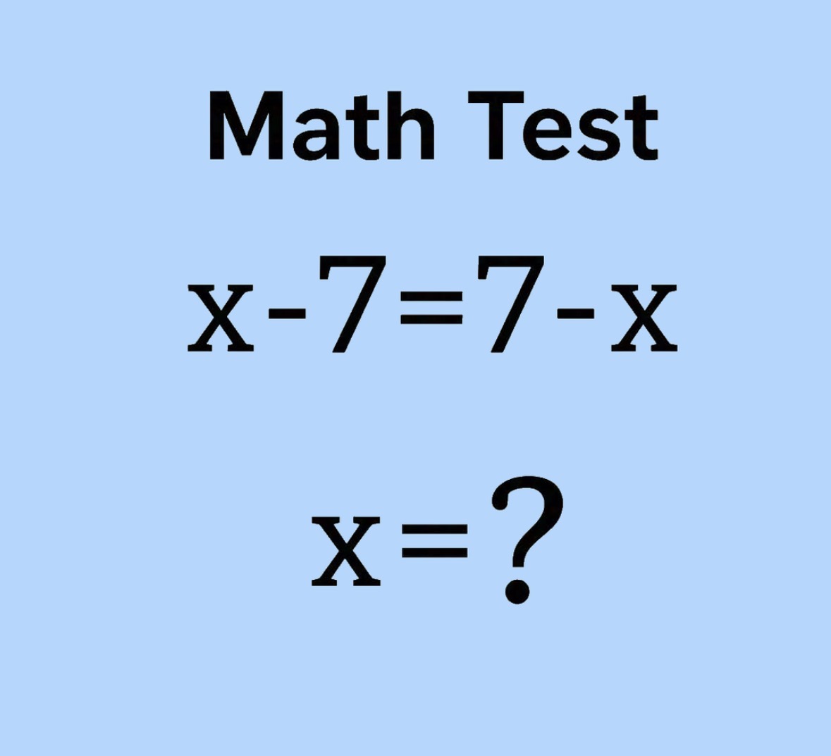 IQTestBrain's tweet photo. A tiny puzzle for your big brain.

Answer this https://t.co/gF9ySYFajP