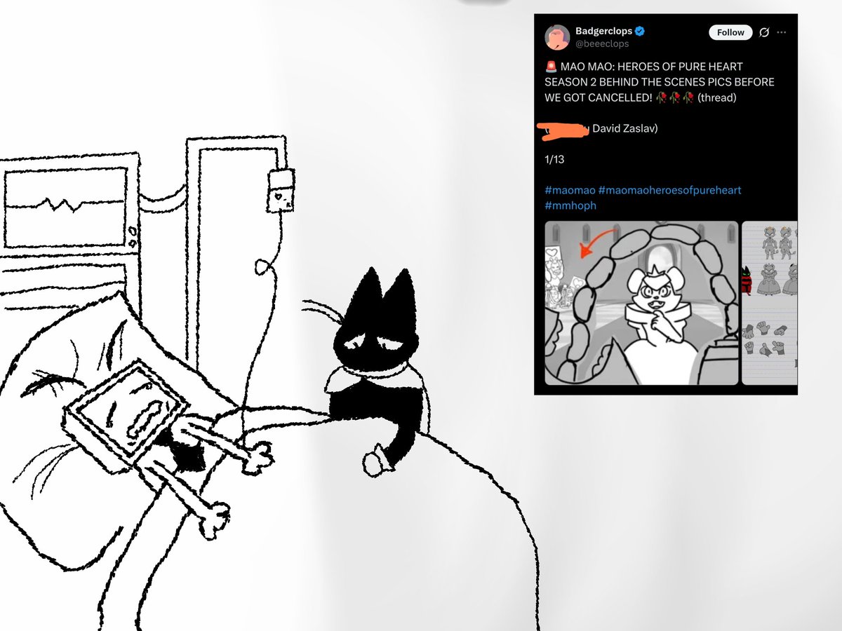 Sa7Nadir's tweet photo. Guys i am really sad about what happened To the point that every time I see someone posting about Mao Mao I developed a terrible stomach ailment from the amount of frustration and sadness I felt over what happened to him.
#maomao #maomaoheroesofpureheart #mmhoph https://t.co/b8voHvYgO1