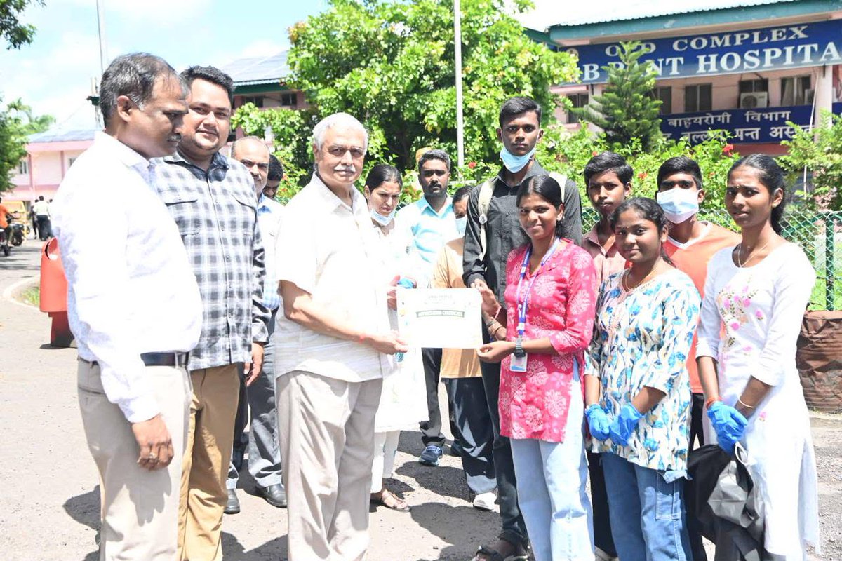aniimsmedia's tweet photo. Swachh Bharat | Swasth Bharat | Viksit Bharat
GB Pant Hospital, ANIIMS observed Swachhata Hi Seva 2026 on Gandhi Jayanti with a cleanliness drive, tree plantation and Swachhata Pledge, led by Dr. Mukesh Tripathi, Director, ANIIMS.
#SwachhataHiSeva2026 #ANIIMS #GBPantHospital https://t.co/adwgo1vvMm