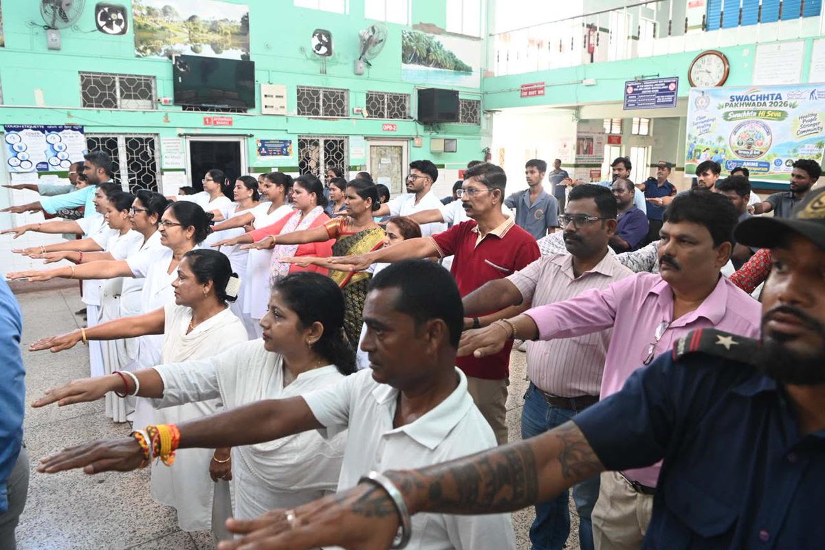 aniimsmedia's tweet photo. Swachh Bharat | Swasth Bharat | Viksit Bharat
GB Pant Hospital, ANIIMS observed Swachhata Hi Seva 2026 on Gandhi Jayanti with a cleanliness drive, tree plantation and Swachhata Pledge, led by Dr. Mukesh Tripathi, Director, ANIIMS.
#SwachhataHiSeva2026 #ANIIMS #GBPantHospital https://t.co/adwgo1vvMm