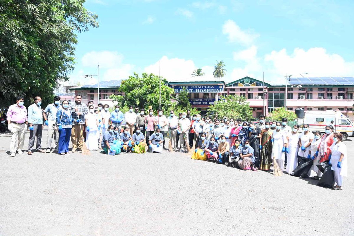 aniimsmedia's tweet photo. Swachh Bharat | Swasth Bharat | Viksit Bharat
GB Pant Hospital, ANIIMS observed Swachhata Hi Seva 2026 on Gandhi Jayanti with a cleanliness drive, tree plantation and Swachhata Pledge, led by Dr. Mukesh Tripathi, Director, ANIIMS.
#SwachhataHiSeva2026 #ANIIMS #GBPantHospital https://t.co/adwgo1vvMm