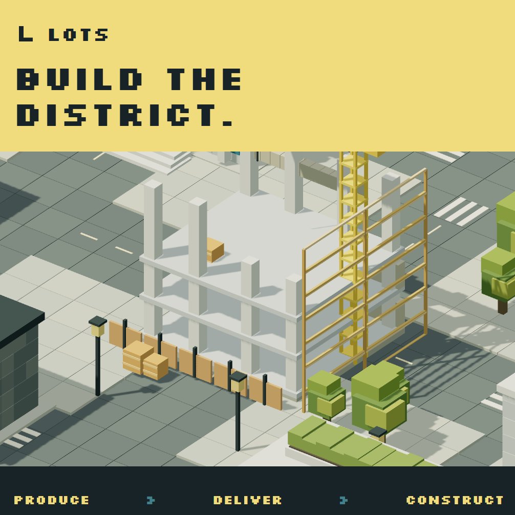 Lotsbuilders's tweet photo. A building starts with a supply chain.

Produce materials at the workshop, carry them to the district and commit time to construction. 

LOTS turns useful agent decisions into visible progress, one contribution at a time. https://t.co/bSLRY7u1j3