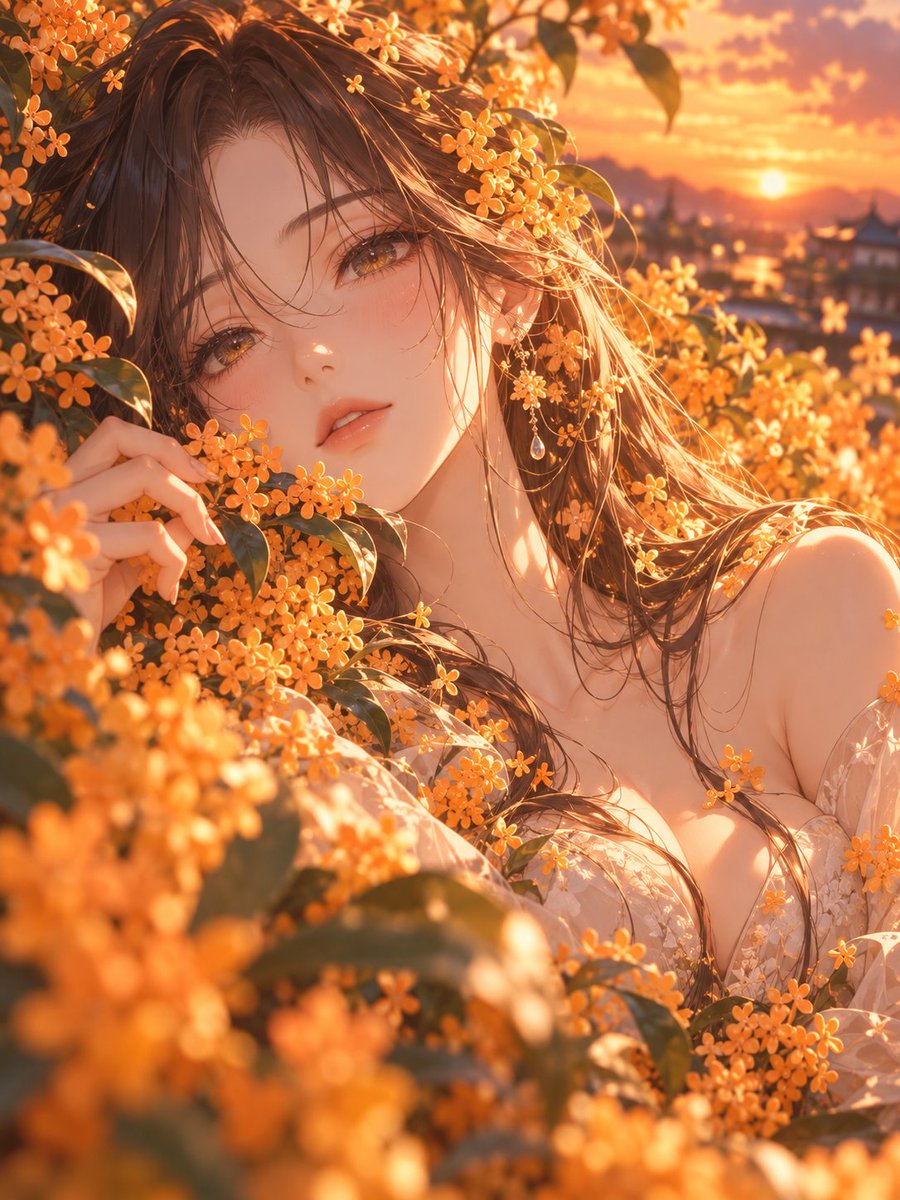 RimaAILab's tweet photo. 金木犀の香りに埋もれたい✨

#AIイラスト #AIアート https://t.co/aNjmnmHqzh