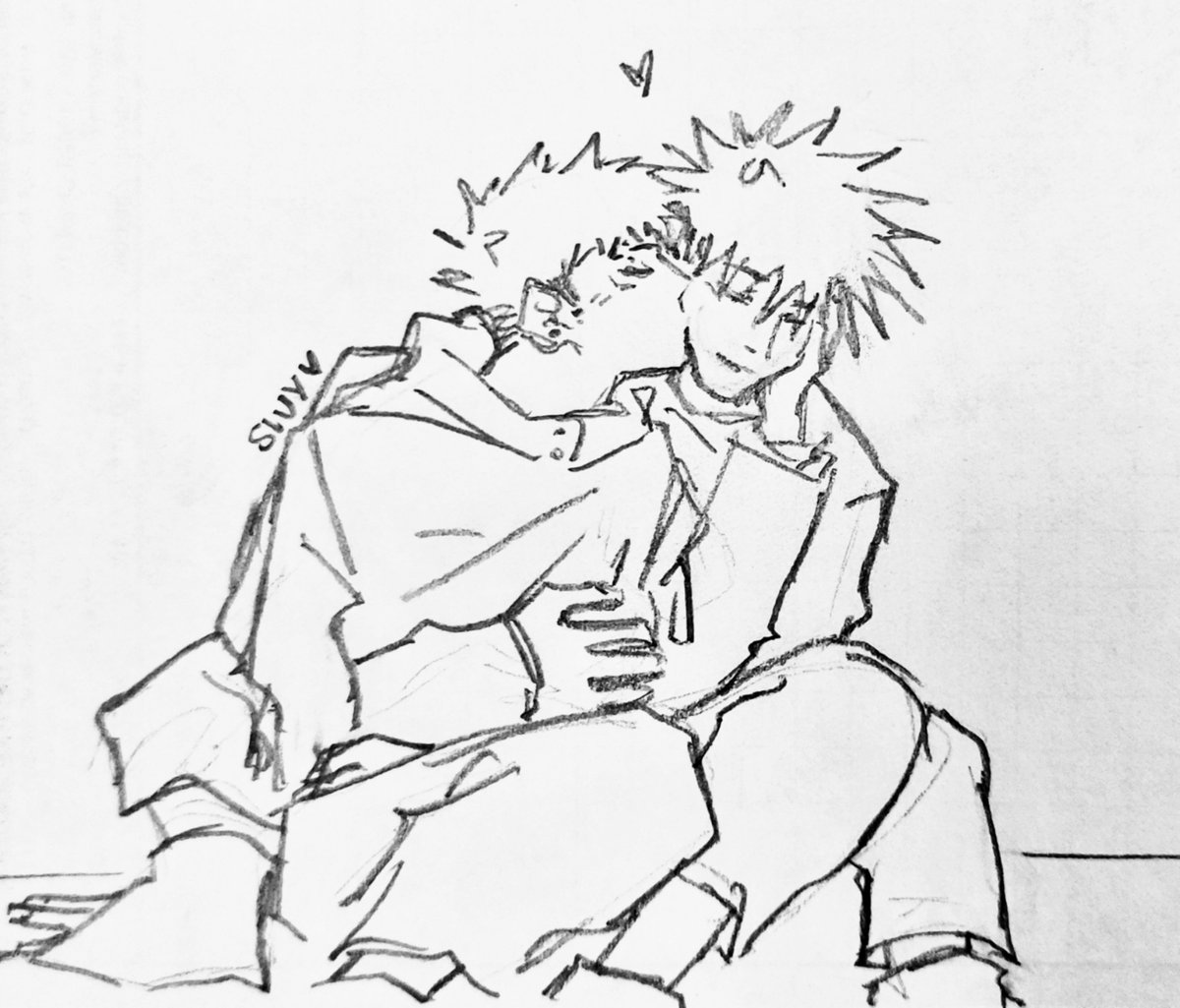 justlikesivy's tweet photo. it's a busyyyyy week, but didn't want to miss this #itafushi #fushiita friday, take this lil sketch, it's all i got rn <///3 (i have a business lunch in 10 mins somebody shoot me in the mouth) https://t.co/YYIVHwBdtu