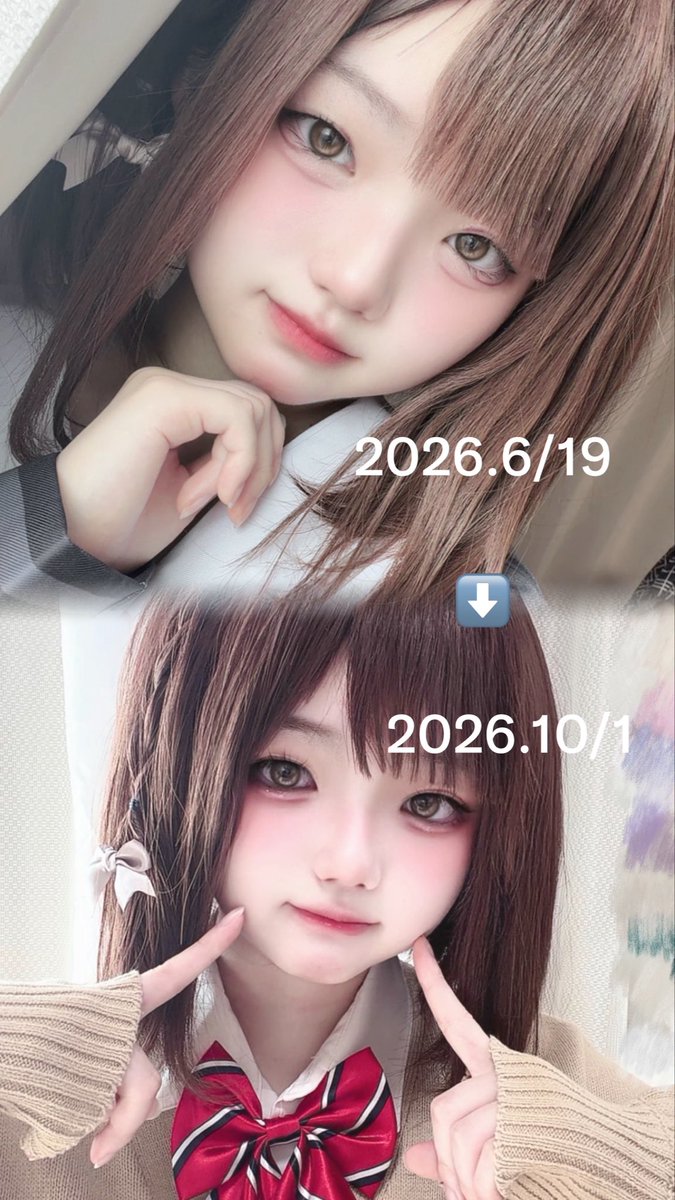 3tuki_15's tweet photo. ⚠︎︎cos 🎨

⬆️2026.6/19
⬇️2026/10.1
成長記録載せてみたかったの♪ https://t.co/w7ApzsYbwt
