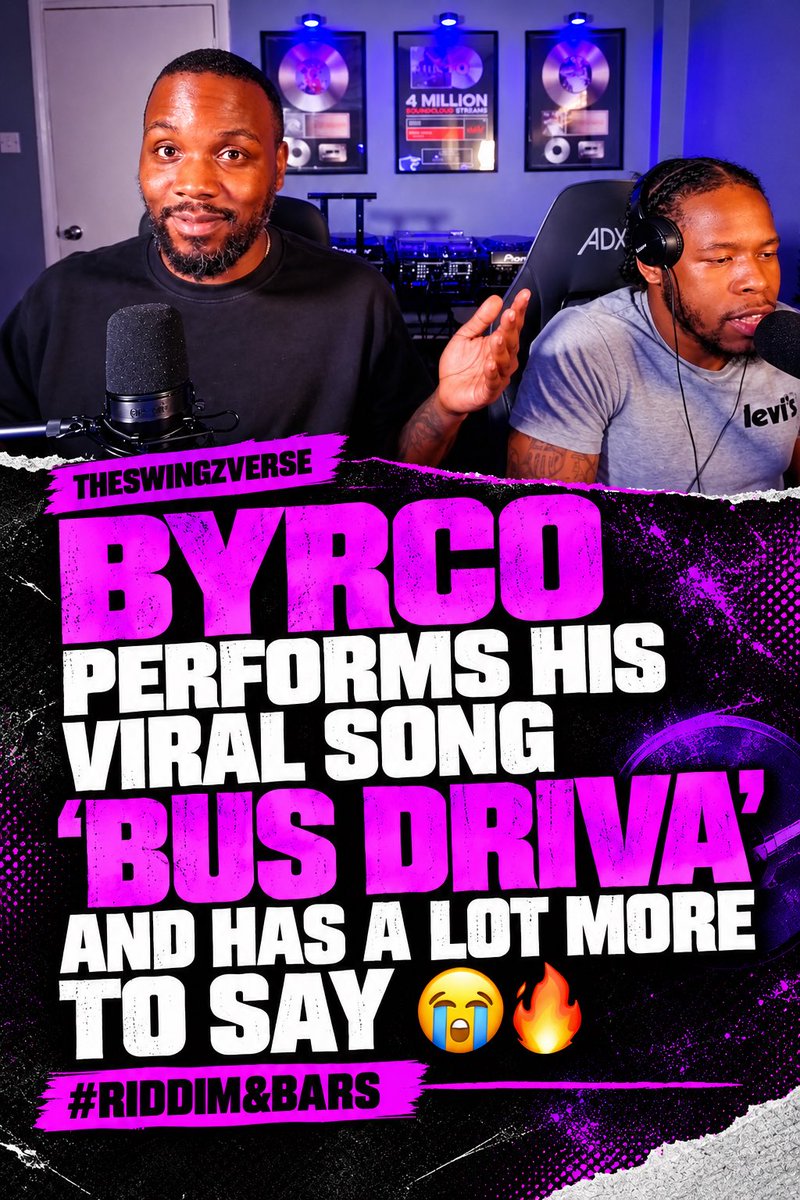 DeejaySwingz's tweet photo. BYRCO performs his hit song ‘BUS DRIVA’ on DEEJAY SWINGZ  STREAM and has a lot more to say 😭🔥 https://t.co/qWqQocQ3qO