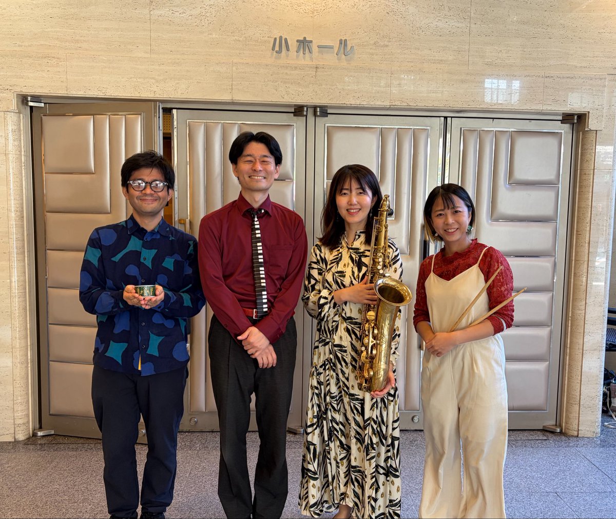 mohetsuma's tweet photo. Maple Afternoon Jazz　Concert vol.24終演‼︎

一年ぶりのライブ会場でのたくジャズバンド。
いつものメンバーでの笑顔と音楽のやり取り、素敵でした！

来月は配信でもお会いできるとのこと、楽しみにしております、ありがとうございました‼︎
＼(^o^)／ https://t.co/P5hZz0VjuP