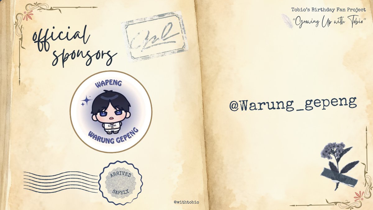 withtobio's tweet photo. Excited to share our official sponsor @Warung_gepeng 💙
Thank you for teaming up with us and preparing such wonderful gift for our participants to take home and treasure. It’s an absolute pleasure having you on board!

#GrowingUpWithTobio https://t.co/XijtneKpTO