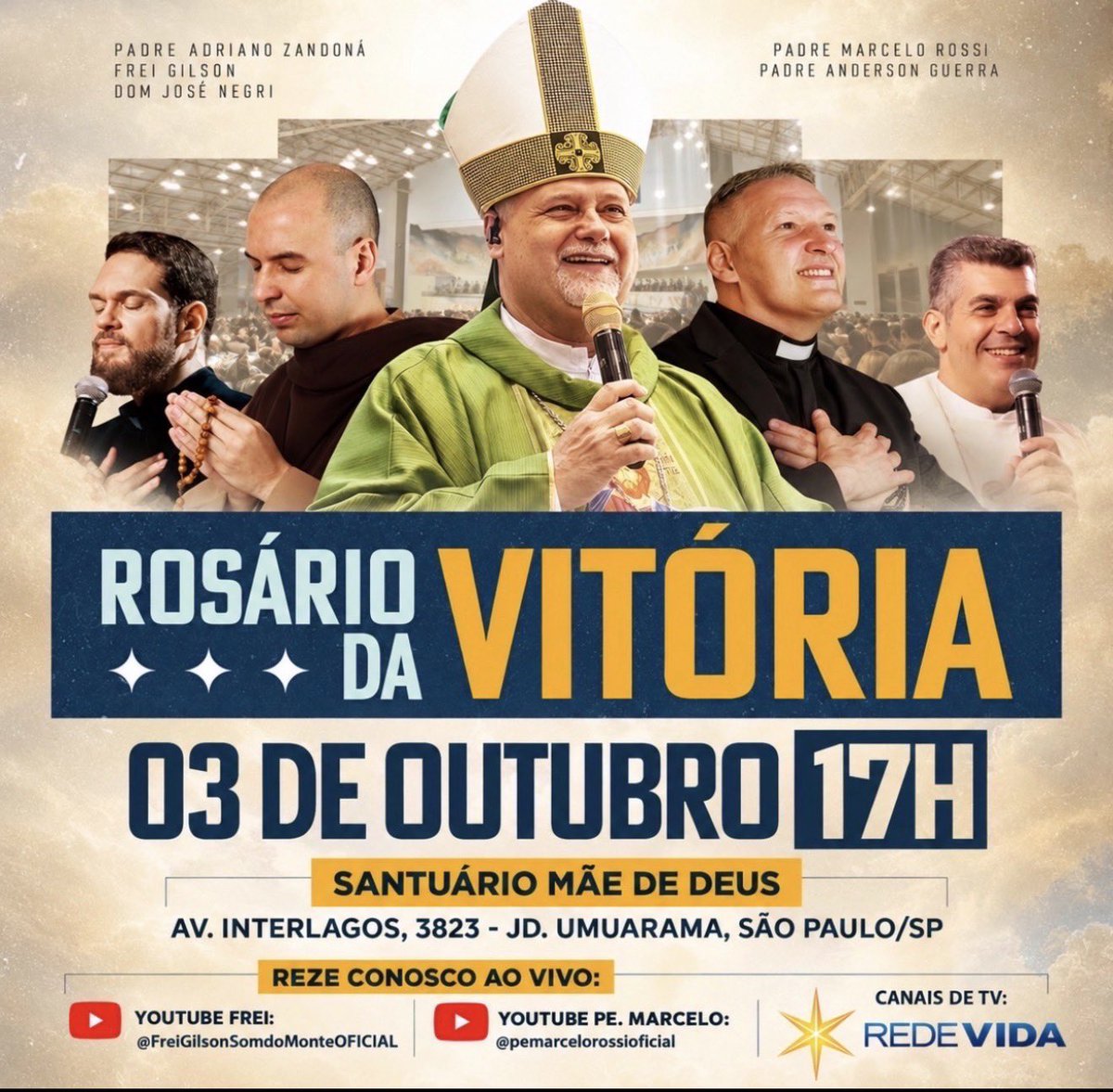 pemarcelorossi's tweet photo. Amados 
Semana de SANTA TEREZINHA 🌹🌹🌹
ATENÇÃO 🚨🚨🚨 SEXTA-FEIRA !!!
A COROA(Terço 📿)DE SÃO MIGUEL ARCANJO ⚔️🛡️✝️ no YOUTUBE  será depois do MOMENTO DE FÉ 🙏 , que é às 8 horas ao vivo pela RÁDIO 📻 e no App(Aplicativo) e também no #spotify (Gravado)
Formiguinhas de #jesus 🐜🐜🐜
Vamos marcar e compartilhar 👍🙌
Avisem os familiares e amigos 🤗🙏🙏🙏
Para ser notificado, por gentileza se inscrevam no meu canal do #youtube 

https://t.co/hA4ZfeIwEm

Deus abençoe 🤲🙌✝️
Espero vocês 🌹🌹🌹