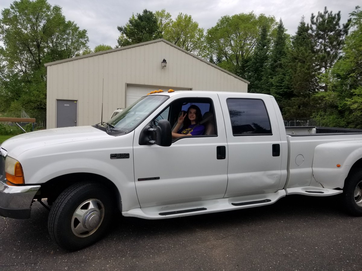 NiteOwlMN's tweet photo. Ok, once my daughter tried driving dad's truck, I could not get her out of it. https://t.co/VRThINtJHn
