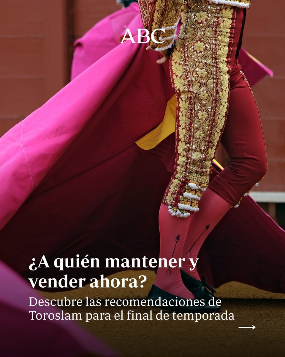 abcdesevilla's tweet photo. 📲🐂 El año ha sido positivo en Toroslam, pero aún no ha terminado. Descubre cuáles son las recomendaciones a la hora de vender, comprar y mantener.
📌 https://t.co/Nk8mxhbM0d
✍️ Ignacio Muruve
#toros #toroslam #sevilla #sevillhoy https://t.co/zVCzBfd3Hi