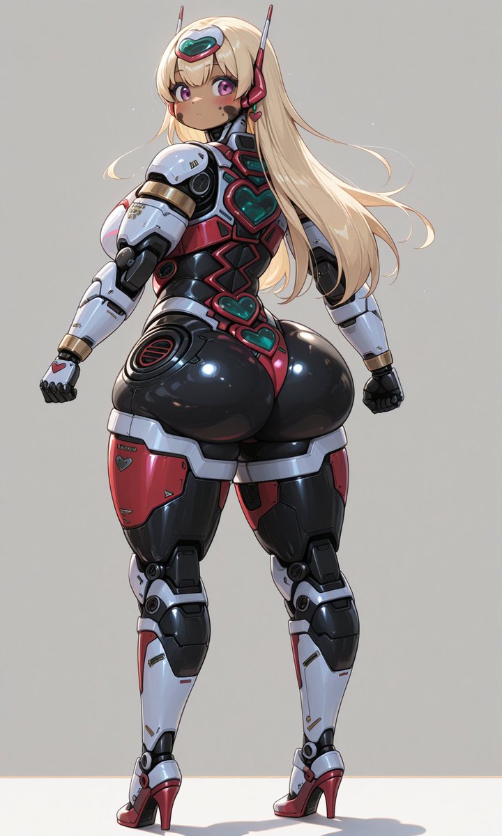 hitori529640's tweet photo. ややセンシティブな生成物。AIイラスト。メカ少女。機械のお尻 https://t.co/NFNTv5nmVk