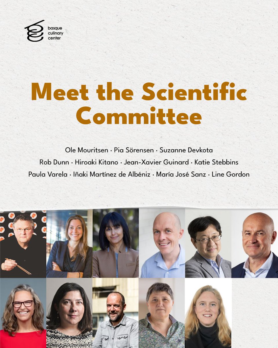 wearegoe's tweet photo. ✨ What’s next for gastronomy? 👥 The Scientific Advisory Board of @bculinary brings together 11 international experts across 9 disciplines to contribute an external, interdisciplinary perspective to our scientific strategy and research priorities
🔗 https://t.co/jsw6XrL6QO https://t.co/kBZfOwQmmt