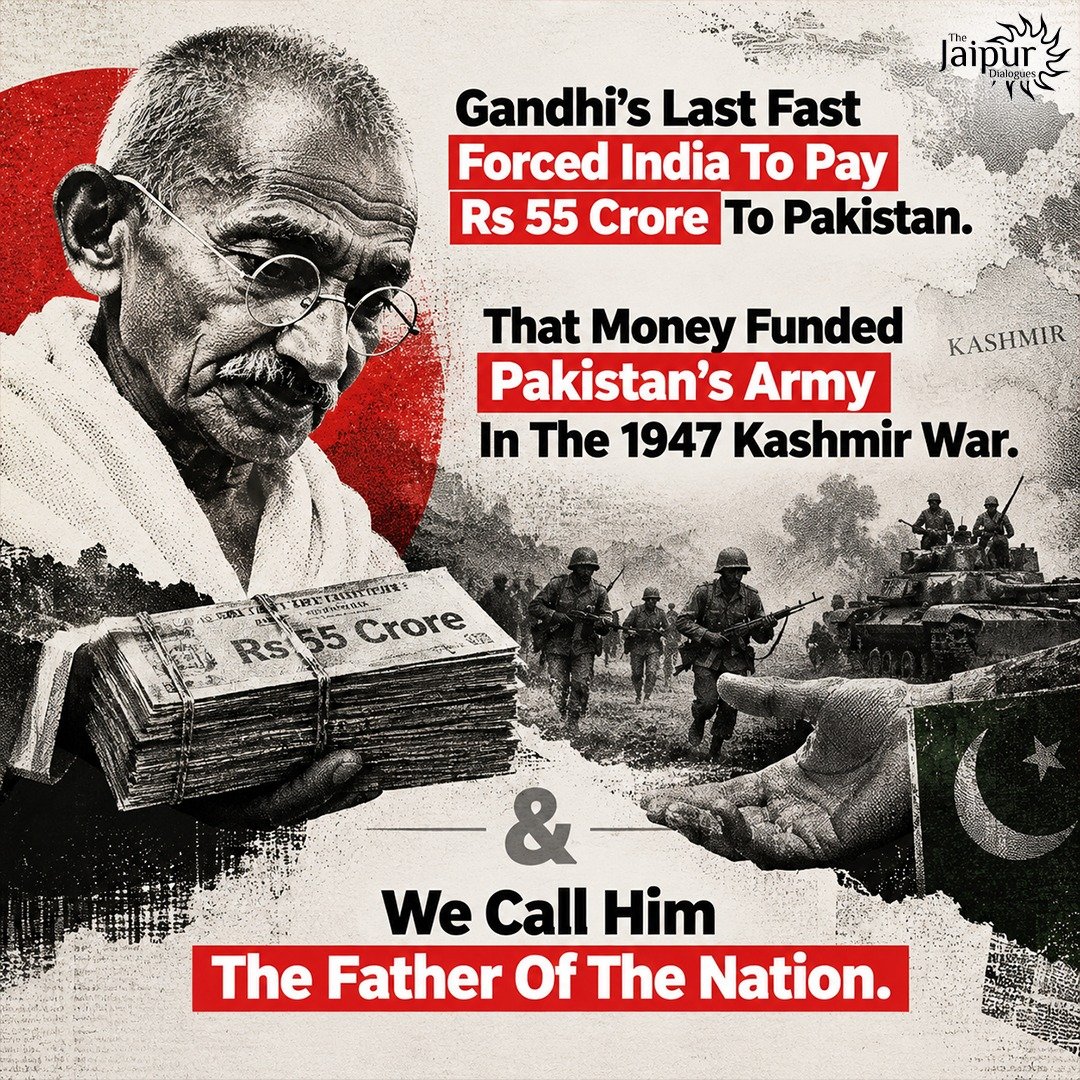 JaipurDialogues's tweet photo. We call him The father of the Nation.

What a shame! https://t.co/Y8yu4J8gDS
