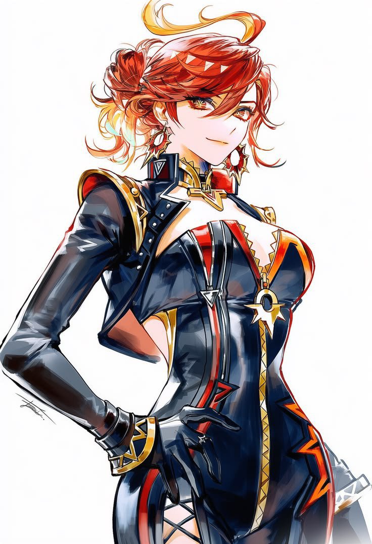 mrx555555555555's tweet photo. ❤🧡💛🖤
#Mavuika #Genshinlmpact #art #fanart https://t.co/zi6VL8MGHr