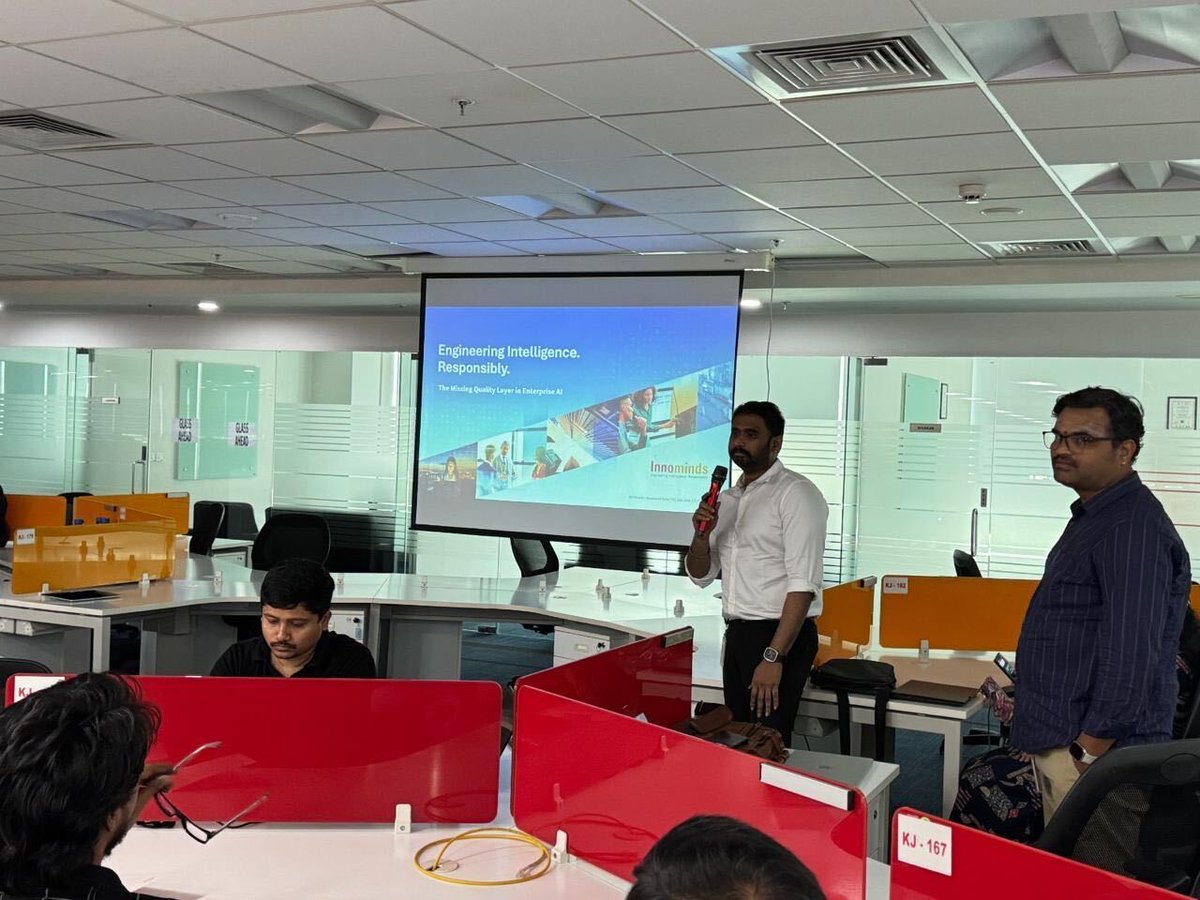 browserstack's tweet photo. Another great #QAMeetup in Hyderabad! 🚀 

A big thank you to the speakers for sharing valuable insights, a special thanks to our Chapter Leader for bringing the community together, and to @Innominds for hosting us!

Loved the conversations? Keep them going with the BrowserStack QA community on Discord: https://t.co/0NZYoJBk5z

See you at the next one! 👋