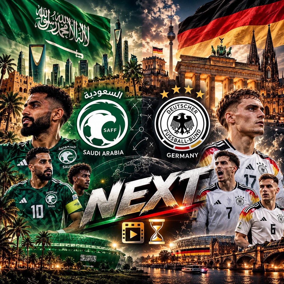 saifqfcb's tweet photo. مساء الخير لمجتمع أكس العظيم .. المقطع القادم بيكون تاريخي لمشجعين المنتخب الالماني بالذات خصوصاً المواطنين السعوديين مقطع بفكرة غير مسبوقة وهذا الي بيعودكم سيف عليه دايم.❤️❤️ https://t.co/ZNy0IHG4U7