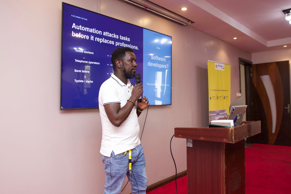 PyconKenya's tweet photo. Newsflash: The Code is the Easy Part - by Mwangi Kabiru
#PyConKenya #PyConKE2026 #Python https://t.co/JdyJarZOia