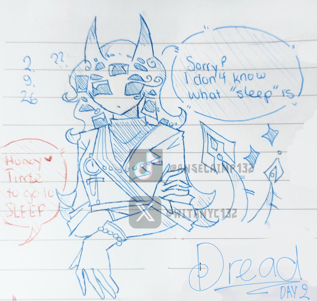 WitanyC132's tweet photo. Day 2: Dread🕛
"Dread and Haste arent siblings anymore in my au , i love HasteDread"
#doorsfanart #doors #robloxdoors #doorsroblox #doorstober #doorstober26 #dreaddoors https://t.co/hno8CTgE6i