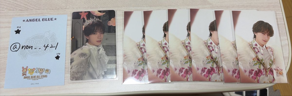 non__421's tweet photo. @9x8 初めまして、検索より失礼致します。当方画像のもの所持しております。当方複数:1での交換可能ですので、メインビジュ山中との交換可能でしょうか？ぜひご検討よろしくお願い致します🙇‍♀️ https://t.co/zo2vaXcIUB