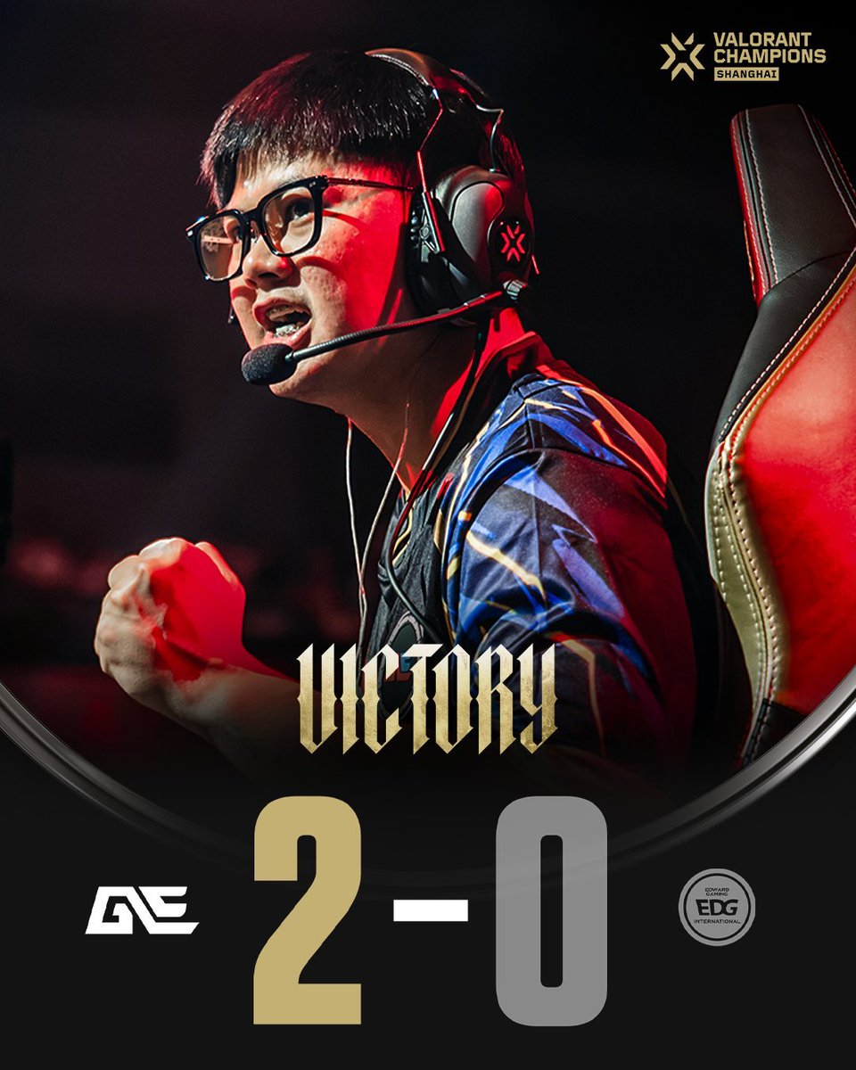 valesports_jp's tweet photo. 🏆Map 1 WINNER(SUMMIT:13-5)
>> @GlobalEsportsIn 

🏆Map 2 WINNER(SUNSET:13-6) 
>> @GlobalEsportsIn 

2-0で Global Esports の勝利🔥

#VALORANTChampions Shanghai Group Stage Day 8 https://t.co/O4Pwm5ORvC