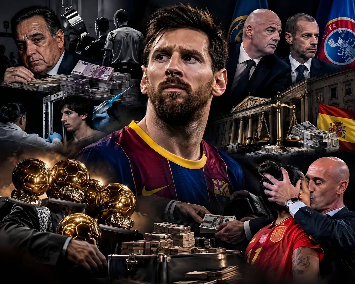 lfc009666's tweet photo. مسيرة ليونيل ميسي

• قضية نيغريرا
• مافيا الاتحاد الأرجنتيني AFA والفيفا
• هرمونات النمو
• إنفانتينو
• تشيفرين
• القضايا الضريبية والضرائب في إسبانيا
• كرات ذهبية لا تزال محل جدل
• شبهات اختلاس أموال داخل اليويفا
• روبياليس

الكثير من علامات الاستفهام، والكثير من القضايا https://t.co/vbeZyTQkMd