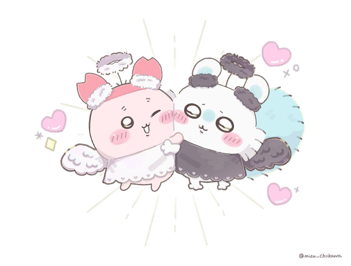 mizu_chiikawa's tweet photo. ♡てんしたち♡
#ちいかわファンアートㅤ https://t.co/u0Jef7myR9