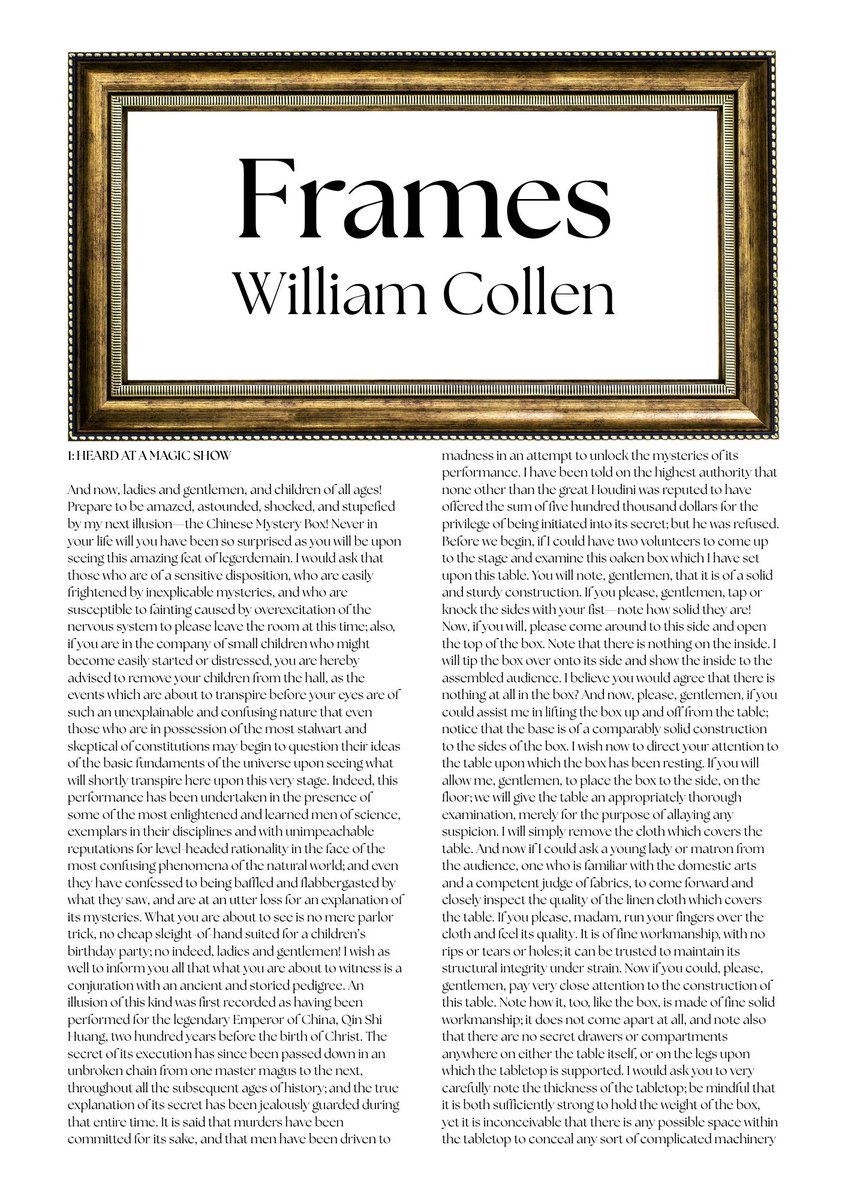 SolsticePrint's tweet photo. What’s in a frame? EVERYTHING. William Collen explores how a painting’s frame is an artistic object in its own right. https://t.co/9b81gkOap3