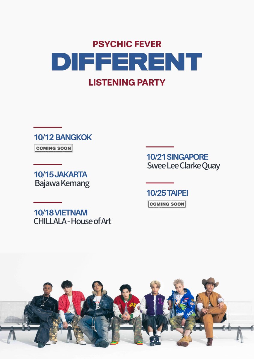 psyfe_official's tweet photo. [📢]

PSYCHIC FEVER DIFFERENT LISTENING PARTY追加 開催決定！
PSYCHIC FEVER DIFFERENT LISTENING PARTY Additional Show Added!

https://t.co/IFDyCNBFu2

#PCF_DIFFERENT
#PSYCHICFEVER https://t.co/HmTYg3FJKa