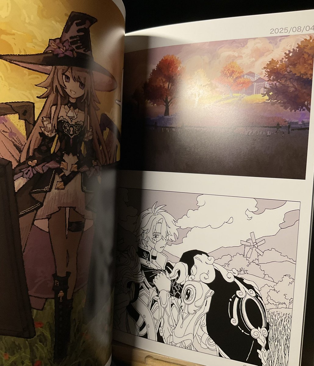 yotta701's tweet photo. イラスト集の見本誌が届きました　無事です　印刷が綺麗 https://t.co/JSVhsAzFVV
