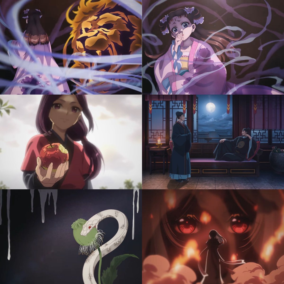 keiuzuki's tweet photo. as a Light Novel reader, the new Apothecary Diaries OP is so brilliantly done, with so many details, hints and so much foreshadowing about what is yet to come in the entire first cour.

And it really confirms that the studio is invested in adapting the source material accurately. https://t.co/b5O6afEzkp