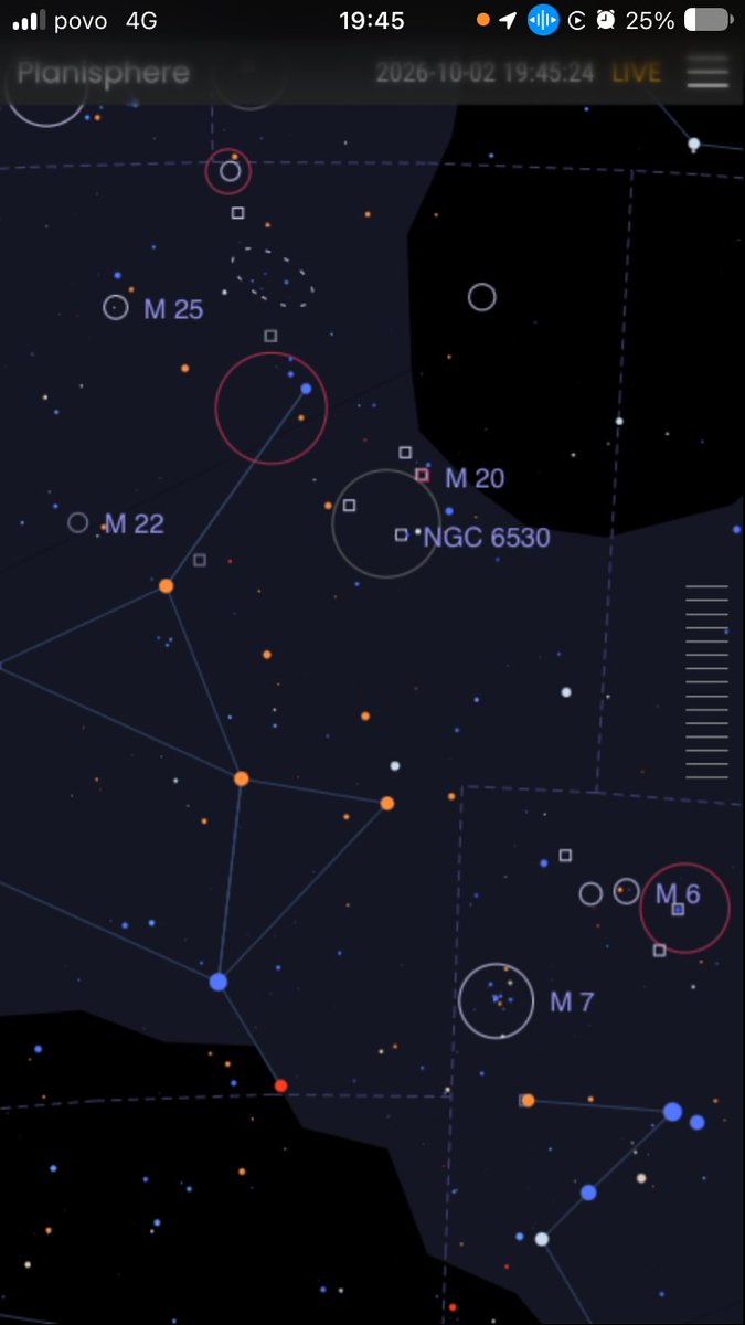 dtanak's tweet photo. 自作の星図をiPhoneに表示させながら10x70mm の双眼鏡で星雲星団巡りをしている。スマホ画面は小さくていい派だったが、大画面機が欲しくなってきた。 https://t.co/EsErI5onpV