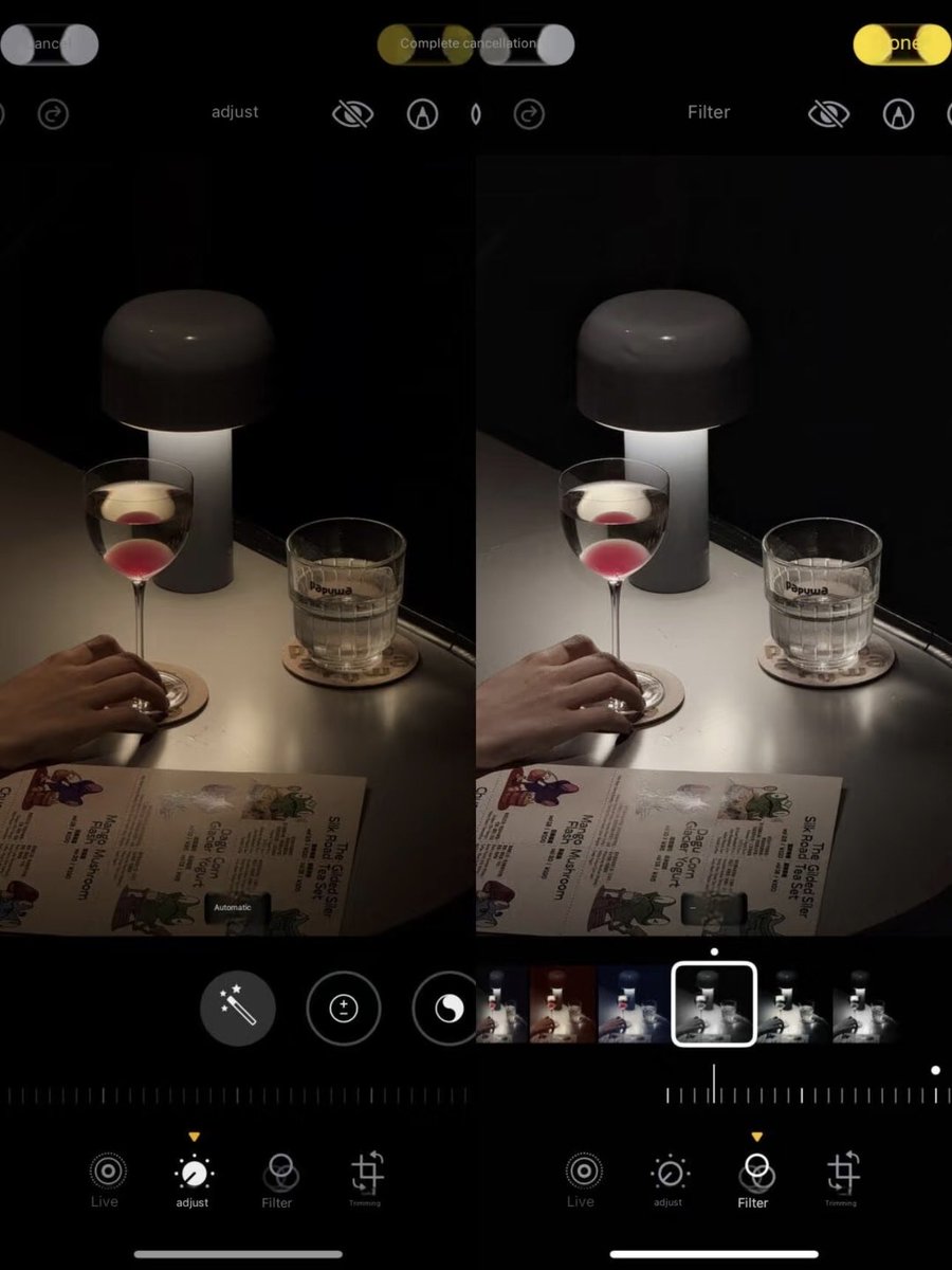 Littlemoji1_'s tweet photo. ปรับแต่งรูปจากกล้องสด>iPhone
•Mono Filter +15
• Exposure -5
• Brilliance +10
• Highlights -5
•Black Point +4
• Brightness +6
• Vibrance -5
• Sharpness +30
•Definition +10
• Warmth -6 https://t.co/sdGjzMlHY6