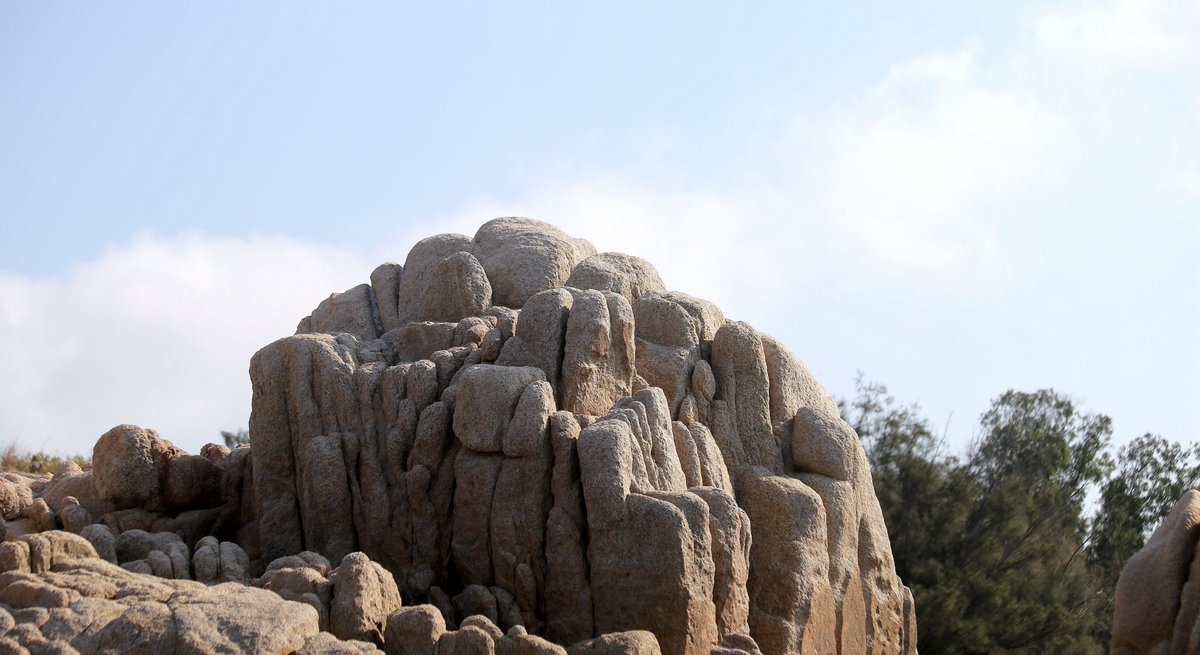 JaniceDunndcfh's tweet photo. When the wind howls through the woods, I spot a rugged rock shape that looks like a quiet, solid presence amidst the raging, windy world. https://t.co/VCrculd6il