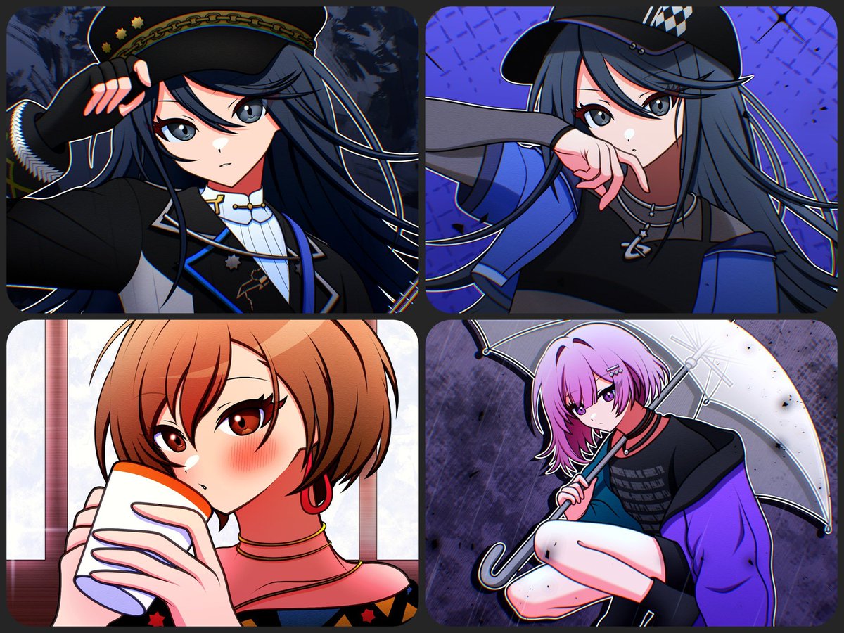 cocoaling_'s tweet photo. こちらの素敵な企画にて、

🍊ビビリン、ニゴリン
🐙モモルカ、ニゴルカ
🍷ビビメイコ、ニゴメイコ
🎸一歌
🌸みのり
💧しずく
🐹こはね
🤖寧々
🎈類

の計13枚(13枚⁉️)イラスト制作にて参加させていただきました✨
素敵な動画になってますのでぜひ見に行って頂けると嬉しいです🥰🙏💖 https://t.co/2XDPe4LyIW