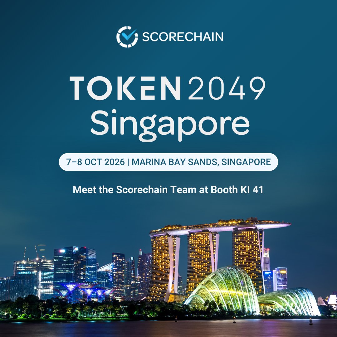 scorechain's tweet photo. Meet Scorechain at Booth KI 41, #TOKEN2049 Singapore, 7–8 Oct.

See a live on-chain investigation with our Exploration tool, plus wallet screening, Source of Funds checks, stablecoin monitoring and Scorechain MCP.

#CryptoCompliance #AML https://t.co/G34vb3N0su