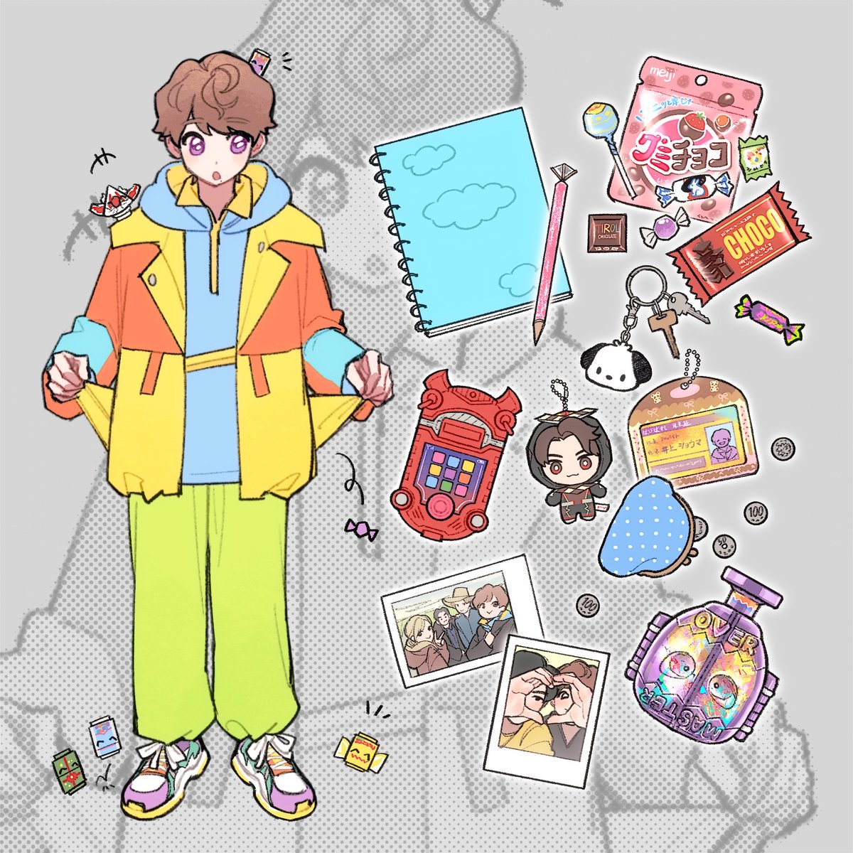 Tocka_214m's tweet photo. What's in 🍇🍫's bag? https://t.co/wFxXPmQOB3