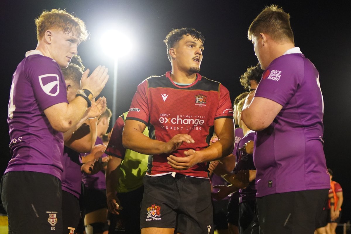 TalkRugbyUnion's tweet photo. 🔴 Cardiff leave it late
🟣 Loughborough bounce back
✌️ Hartpury go 2 from 2
🔵 Bath show quality
🟢 Away day joy for Exeter

📝 @adam_gaston7's detailed review of Round 2 in #BUCSSuperRugby

https://t.co/Eu1P5mo0sE

📸 BSR / Ben Lumley

#MSBR #UniRugby https://t.co/t9RAfe5p31