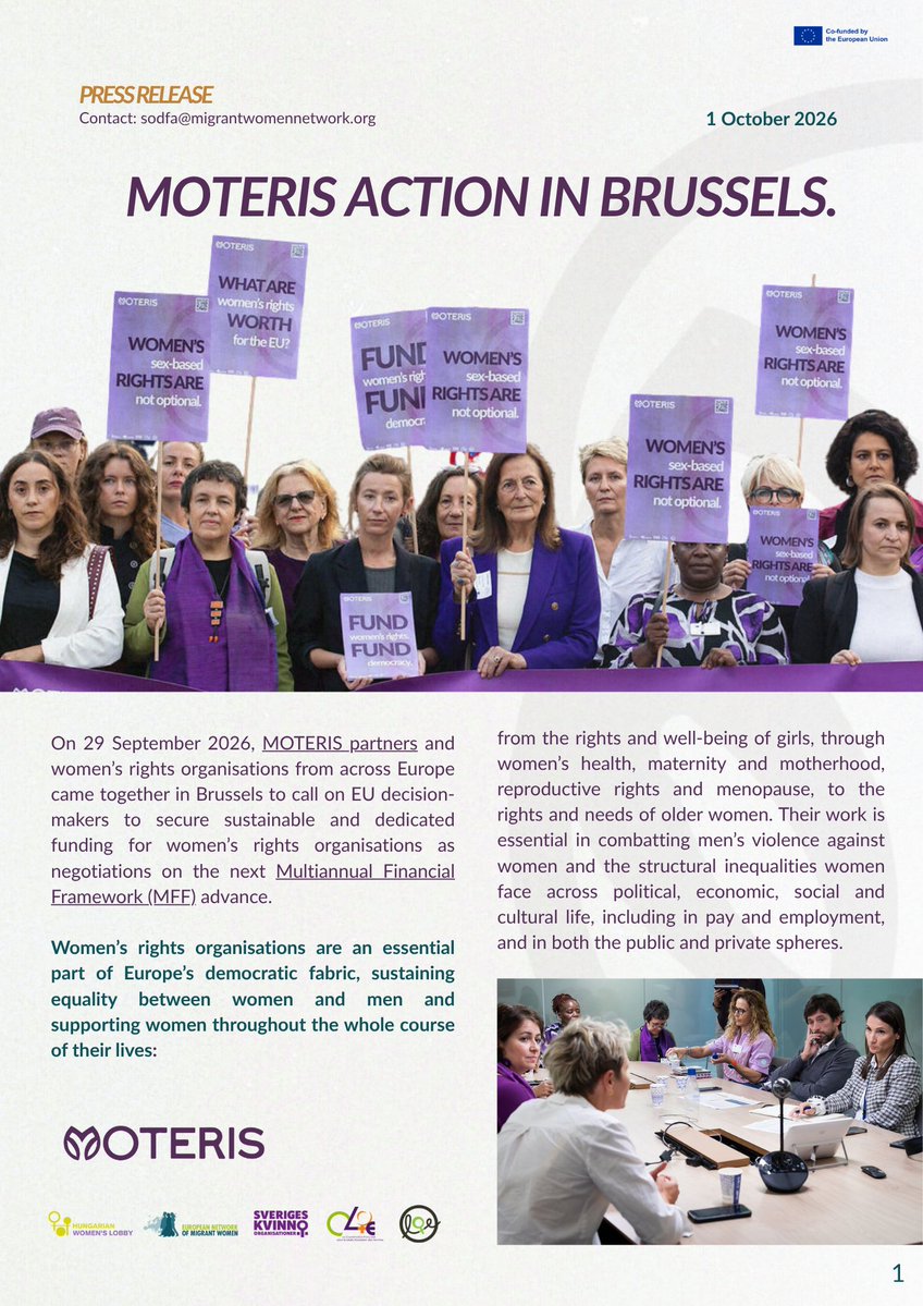 ENoMW's tweet photo. The #WomensRights movement calls on MEPs to respect the #RuleOfLaw, the principle of proportionality, and remember that #WomenAndGirls are not a minority group. We deserve to be allocated sufficient resources.

Thanks to every MEP who met us,and MEP @DobrevKlara for welcoming us. https://t.co/NWmlwxTIc5
