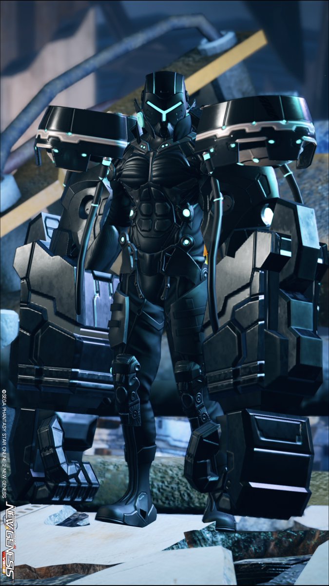 ganesannel's tweet photo. GANTZ/ハードスーツ
#PSO2NGS_SS https://t.co/S68AHGYE0W